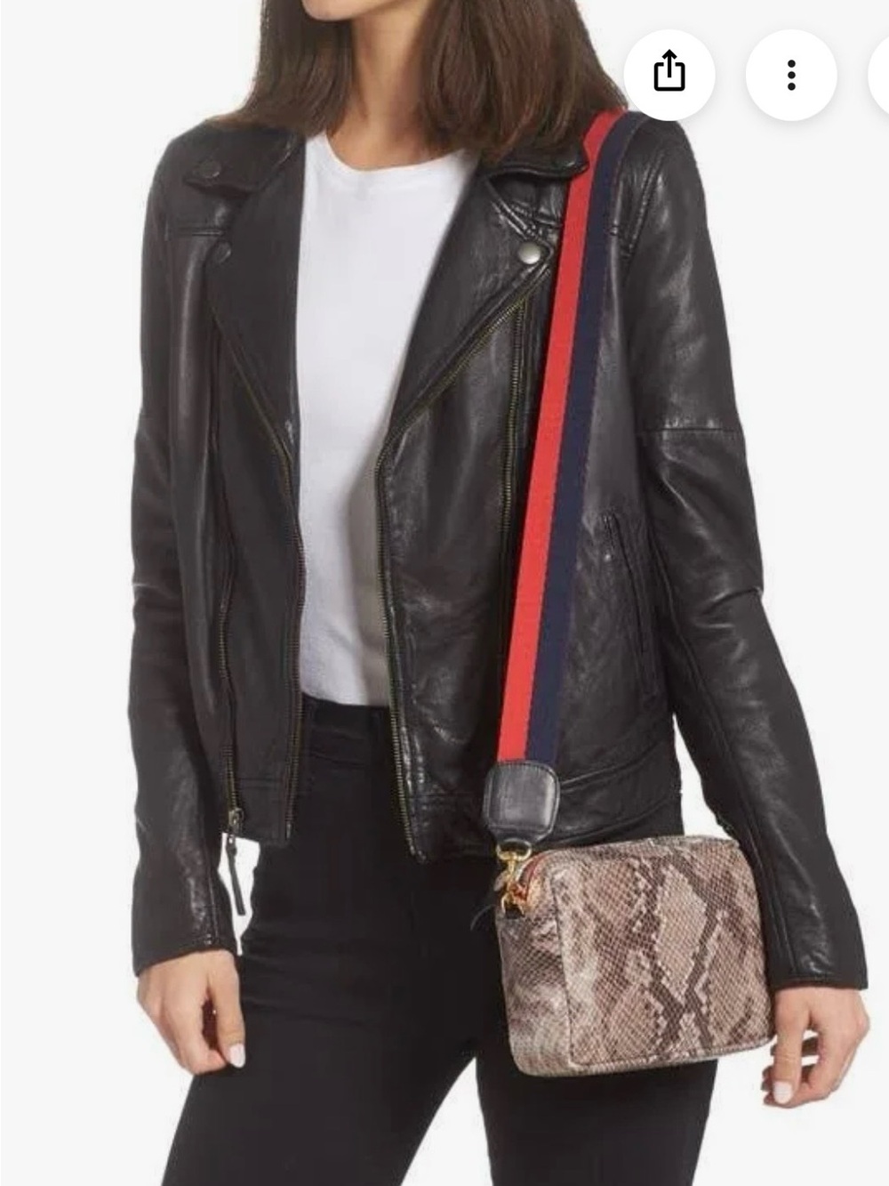 Clare V Python Midi Sac